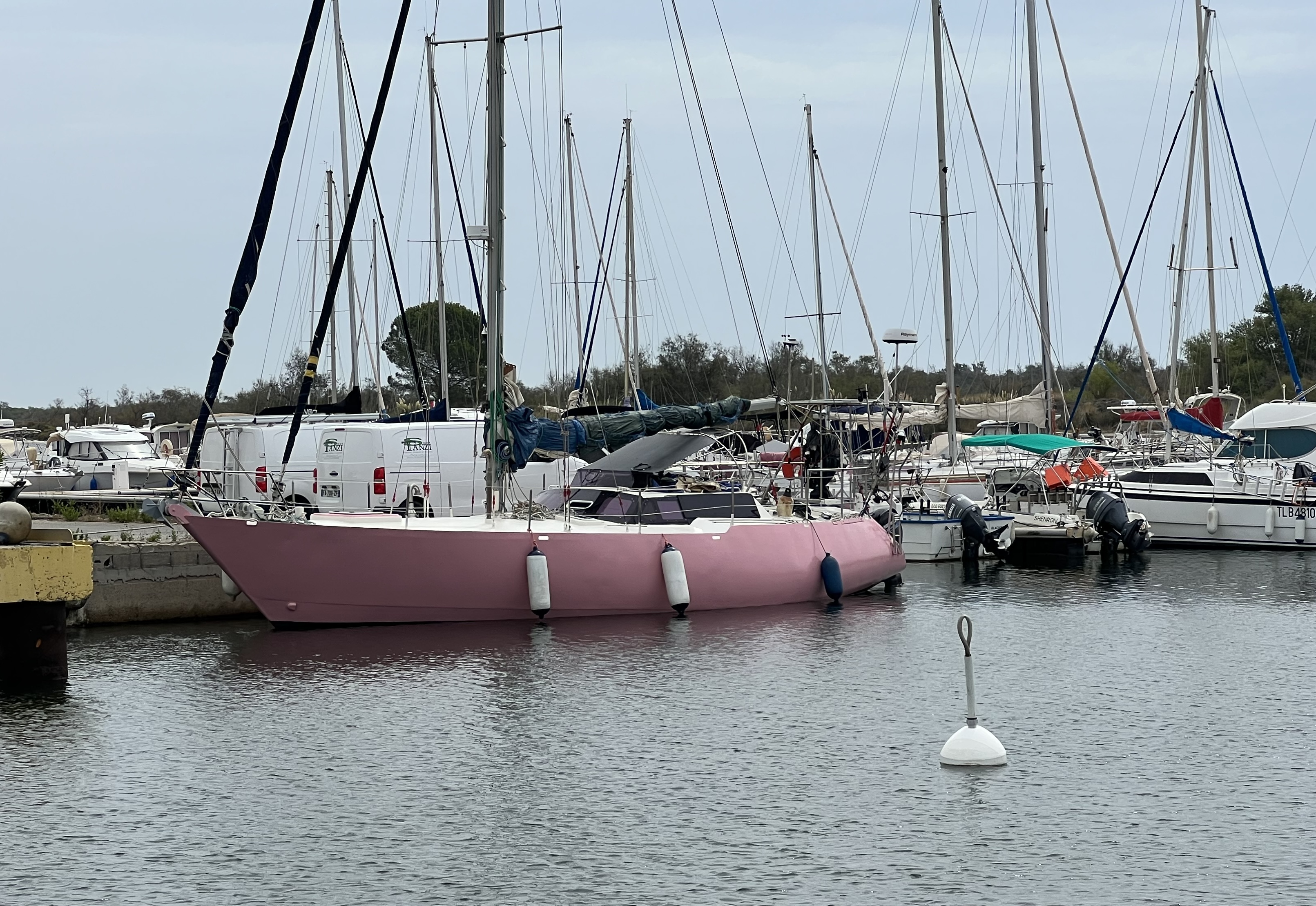 Arion à flot au port