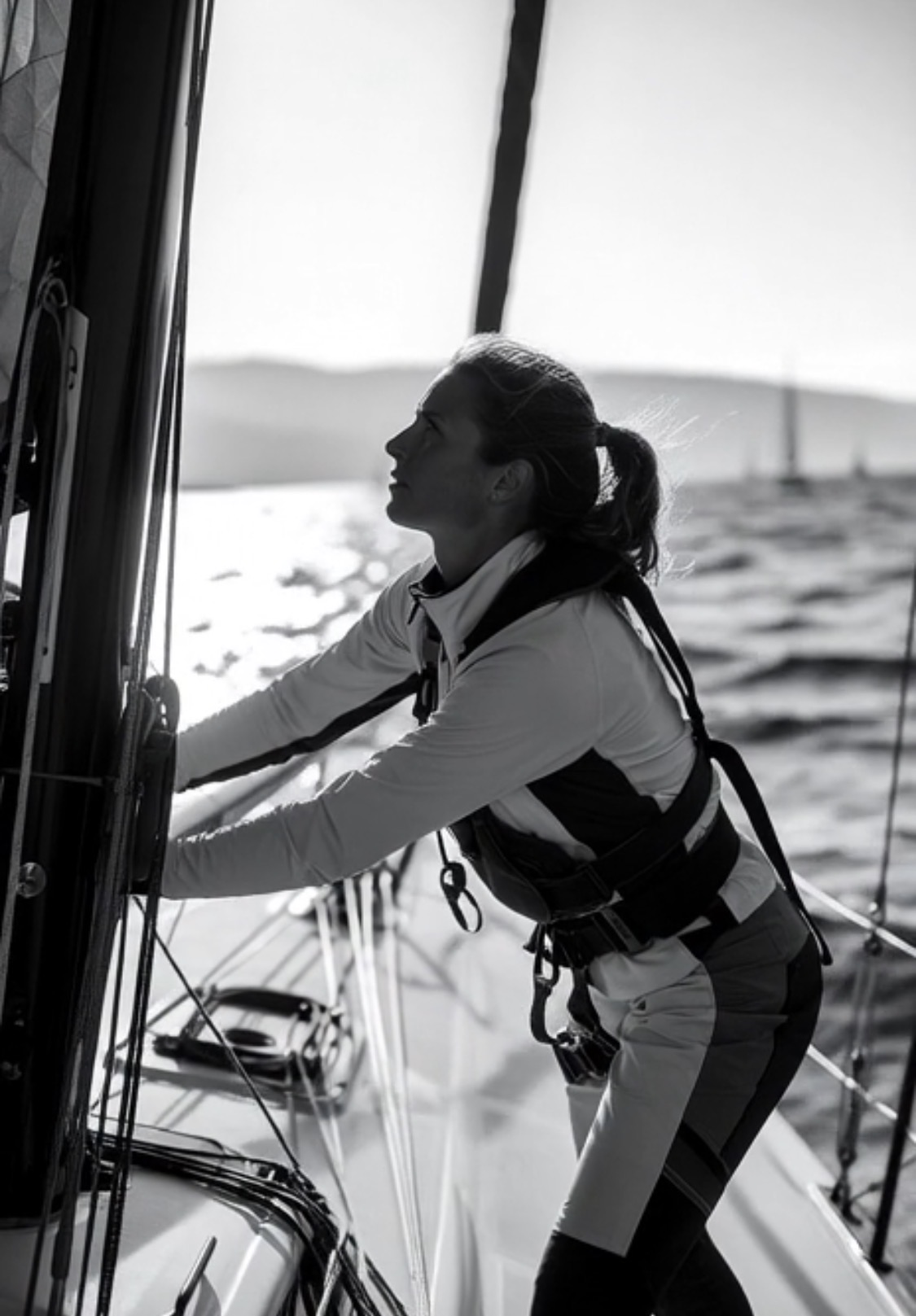 Sarah de guardia a bordo de ARION