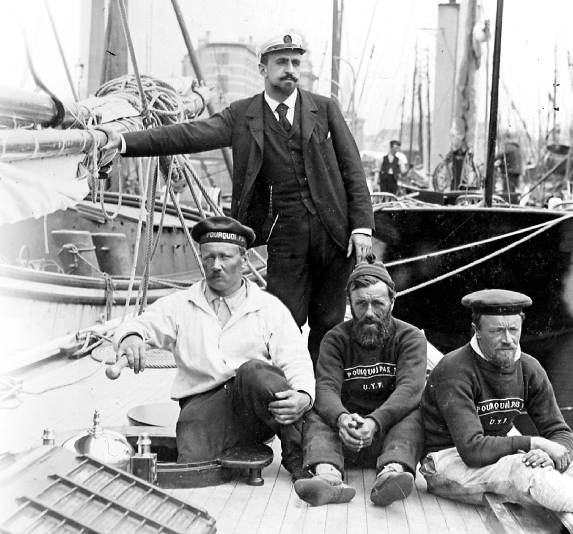 Retrato de Jean-Baptiste Charcot, explorador polar francés, pionero de la investigación antártica